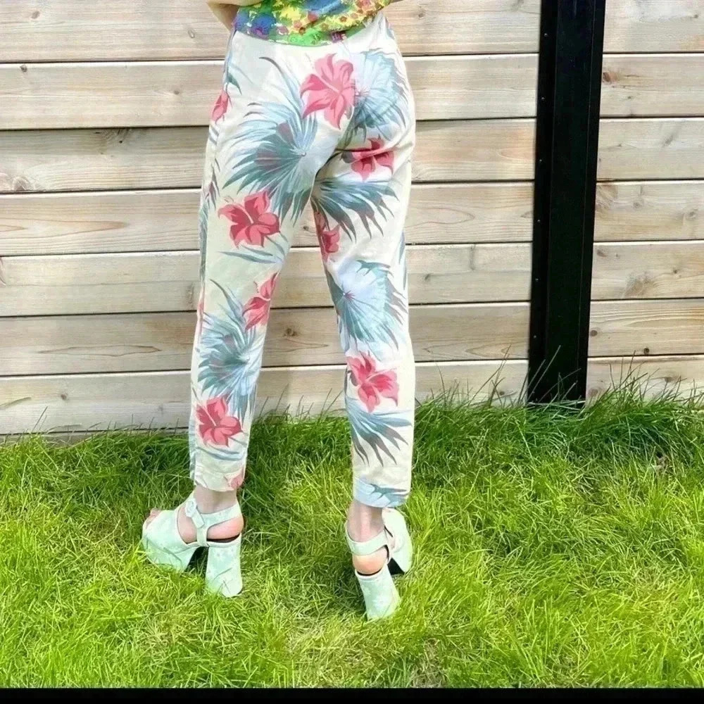Ralph Lauren Country Slim Tropical Pants Vintage Size 6 - Picture 2 of 8